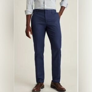 Bonobos Monday Weekday Warriors Navy Blue Straight Leg Trouser Dress Pant Chino